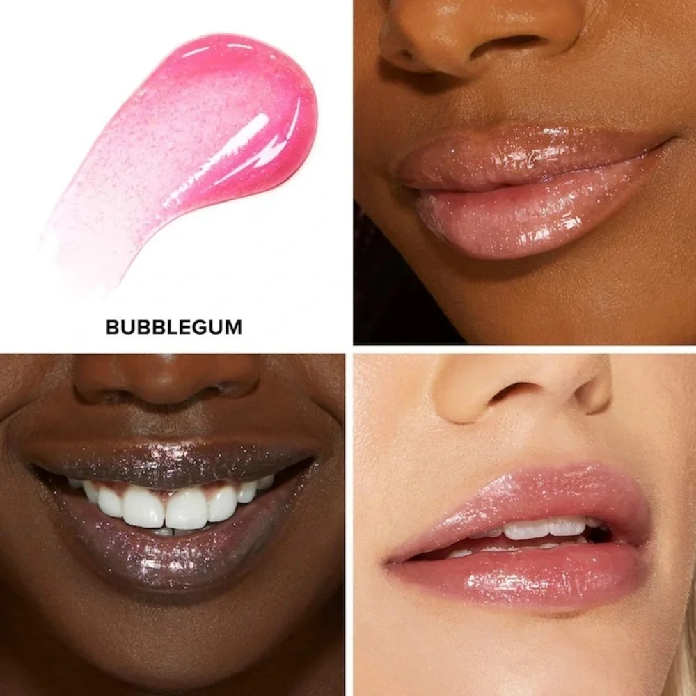 Too Faced Kissing Jelly Gloss Juicy Lip Oil (Bubblegum) NIB 4.50 ml / 0.15 fl oz - Picture 2 of 5